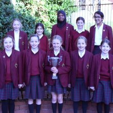 Junior Girls are Town Cross-Country Champions