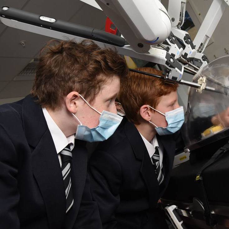 Pupils Learn About Robotic Surgery for Children