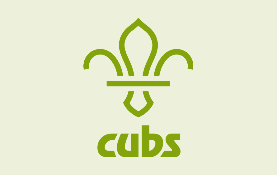 The Scouting Cubs logo in light green